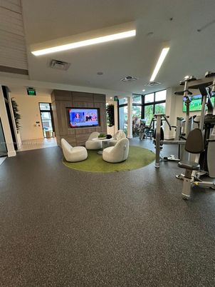 Fitness Equipment, Gym, Interior, Recessed Lighting