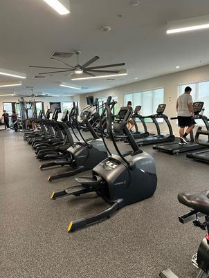 Fitness Equipment, Gym, Interior, Recessed Lighting