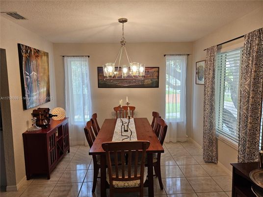 Dining room, Interior, Pendant Lights