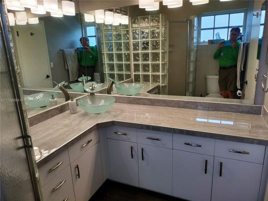 Bathroom, Dual Sink Vanities, Glass Shower, Interior