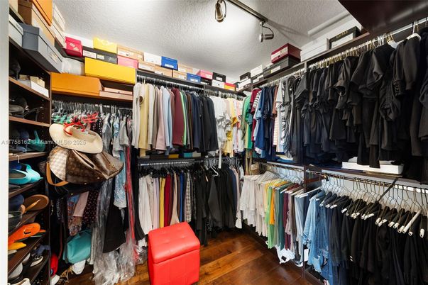 Interior, Walk-in Closets, Wood Texture Flooring