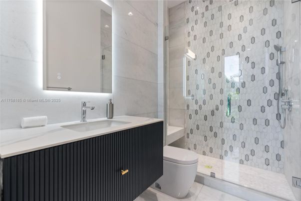 Bathroom, Glass Shower, Interior