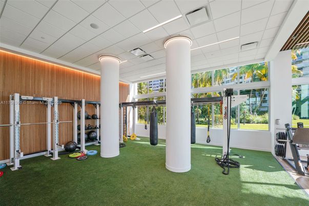 Fitness Equipment, Interior, Recessed Lighting