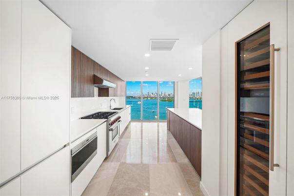 Interior, Kitchen, Recessed Lighting, Stainless Steel Appliances, Water