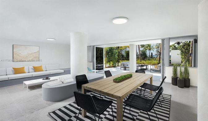 Dining room, Interior, Living room, Recessed Lighting