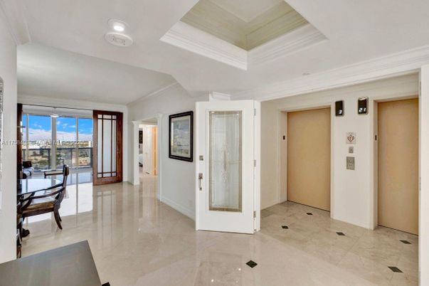 Elevator, Interior, Recessed Lighting