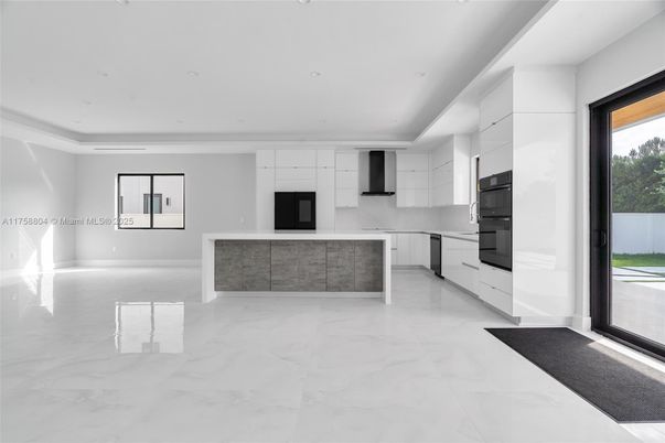 Interior, Kitchen, Marble, Recessed Lighting