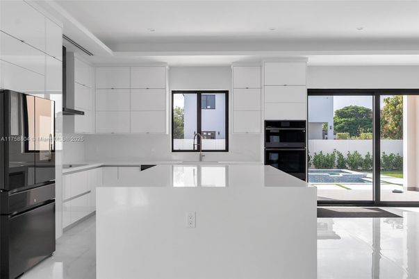 Interior, Kitchen, Marble Walls