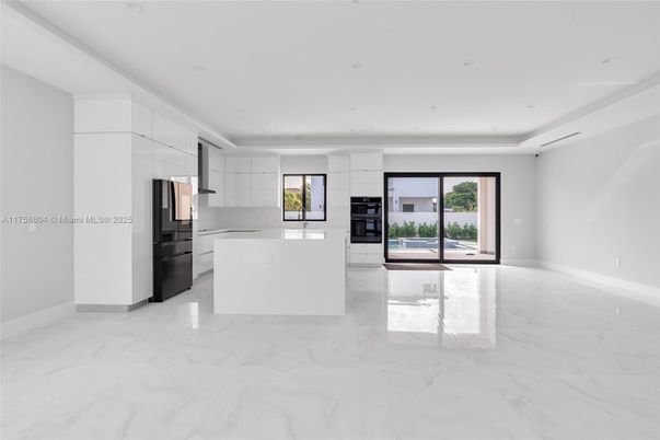 Interior, Kitchen, Marble, Recessed Lighting