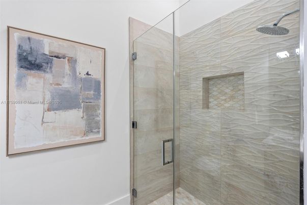Bathroom, Glass Shower, Interior