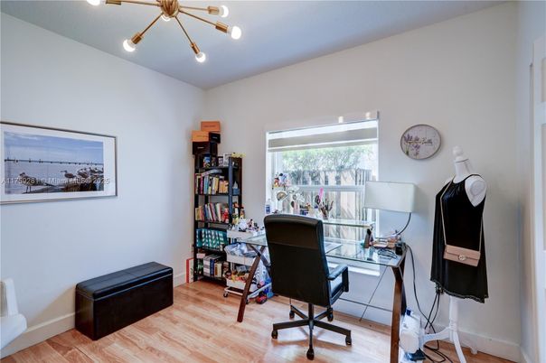 Home Office, Interior, Wood Texture Flooring