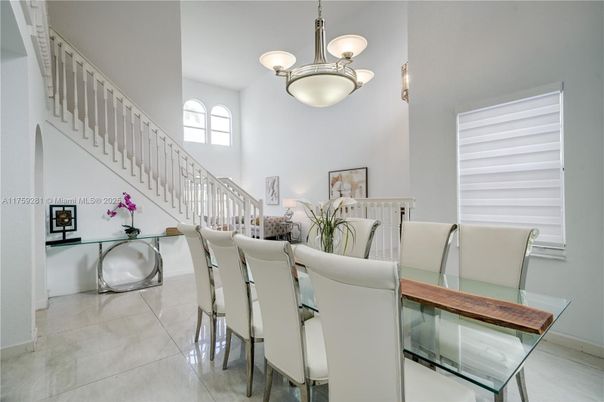 Dining room, Interior, Pendant Lights