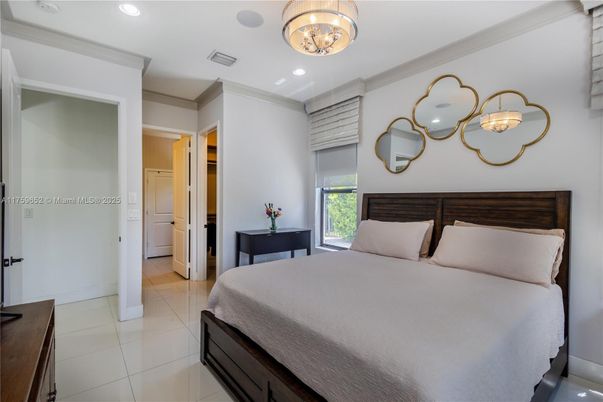 Bedroom, Interior, Recessed Lighting