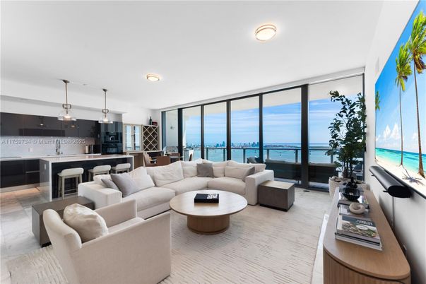 Dining room, Interior, Kitchen, Living room, Pendant Lights, Recessed Lighting, Stainless Steel Appliances, Water