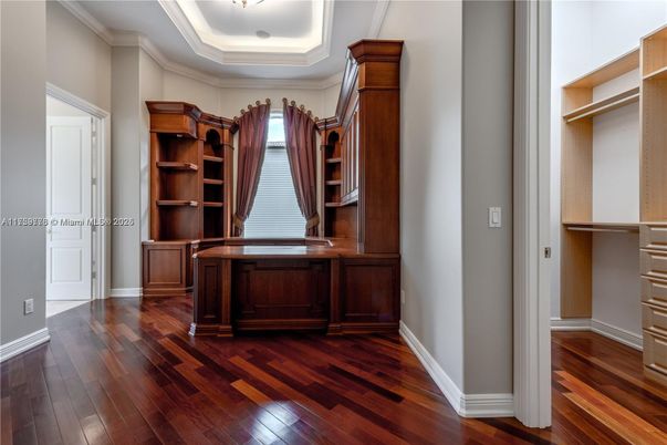 Home Office, Interior, Wood Texture Flooring