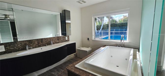 Bathroom, Interior, Wood Texture Flooring