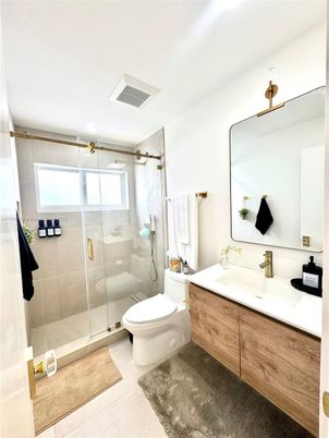 Bathroom, Glass Shower, Interior