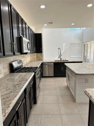 Interior, Kitchen, Recessed Lighting, Stainless Steel Appliances