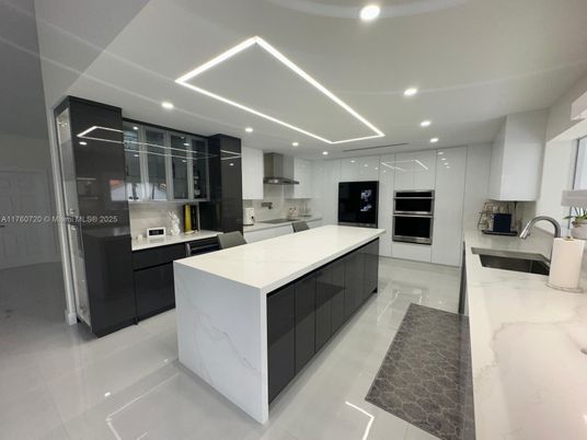 Interior, Kitchen, Recessed Lighting, Stainless Steel Appliances