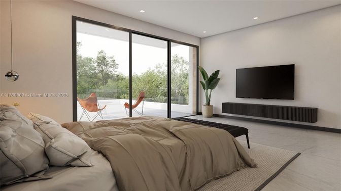Bedroom, Interior, Recessed Lighting