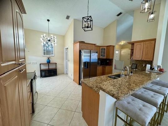 Interior, Kitchen, Pendant Lights, Stainless Steel Appliances