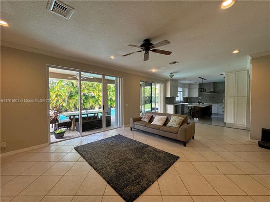 Interior, Kitchen, Living room, Recessed Lighting