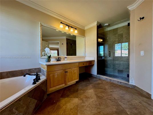 Bathroom, Dual Sink Vanities, Glass Shower, Interior