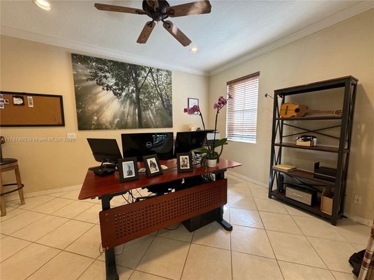 Home Office, Interior, Recessed Lighting