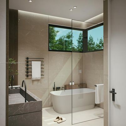Bathroom, Free Standing Baths, Interior, Recessed Lighting