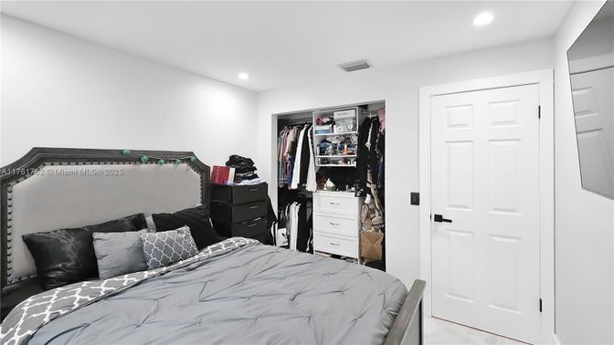 Bedroom, Interior, Recessed Lighting