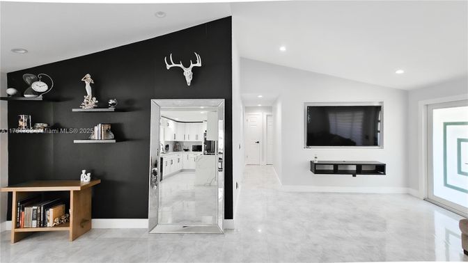 Interior, Kitchen, Marble, Recessed Lighting
