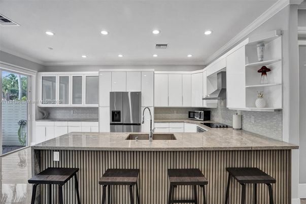 Interior, Kitchen, Recessed Lighting, Stainless Steel Appliances