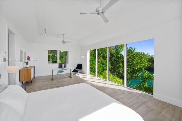 Bedroom, Home Office, Interior, Recessed Lighting, Wood Texture Flooring