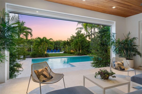 Interior, Pool, Recessed Lighting, Wooden Ceilings
