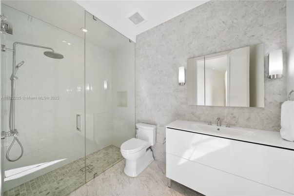 Bathroom, Glass Shower, Interior