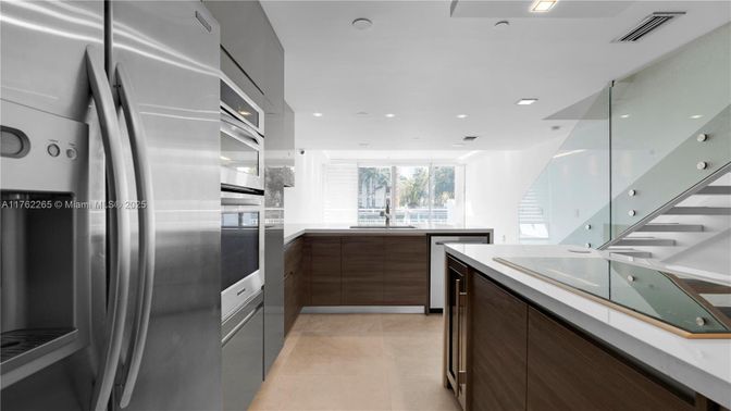 Interior, Kitchen, Recessed Lighting, Stainless Steel Appliances
