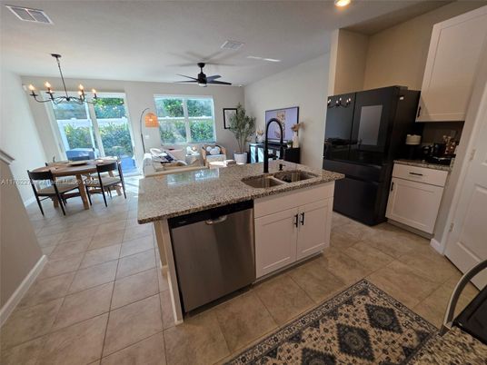Dining room, Interior, Kitchen, Living room, Pendant Lights, Recessed Lighting