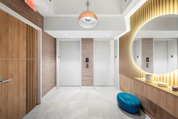 Elevator, Interior, Pendant Lights, Recessed Lighting