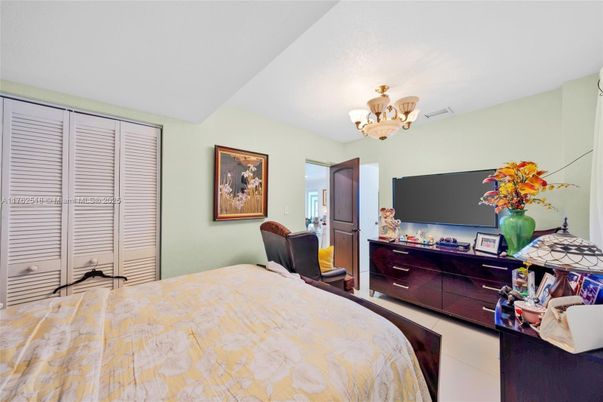 Bedroom, Chandelier, Interior
