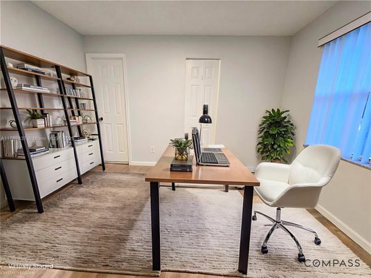 Home Office, Interior, Wood Texture Flooring