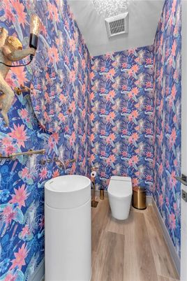 Bathroom, Interior, Wood Texture Flooring