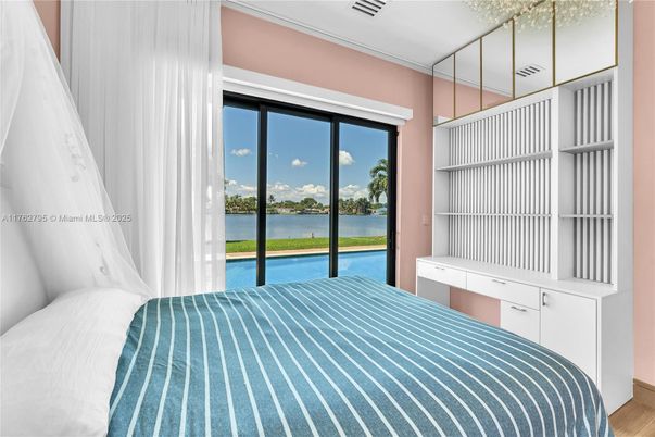 Bedroom, Interior, Water