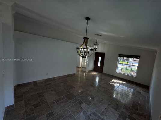 Chandelier, Empty room, Interior, Pendant Lights