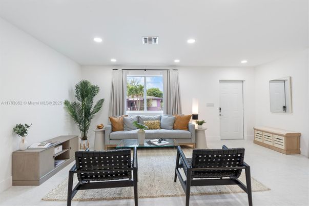 Interior, Living room, Recessed Lighting