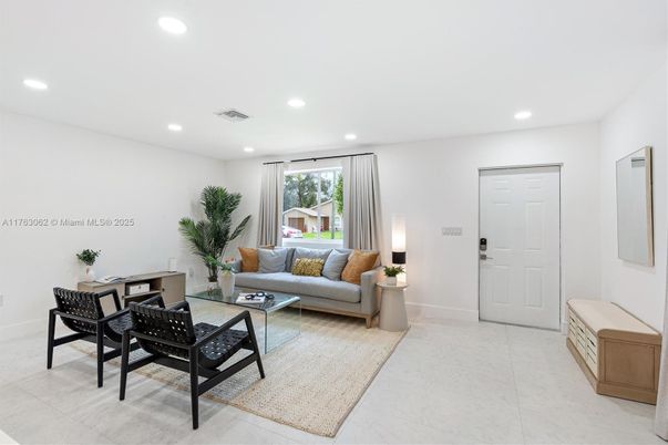 Interior, Living room, Recessed Lighting
