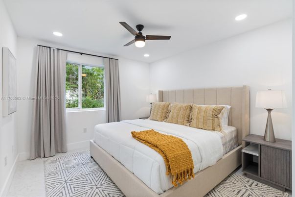 Bedroom, Interior, Recessed Lighting