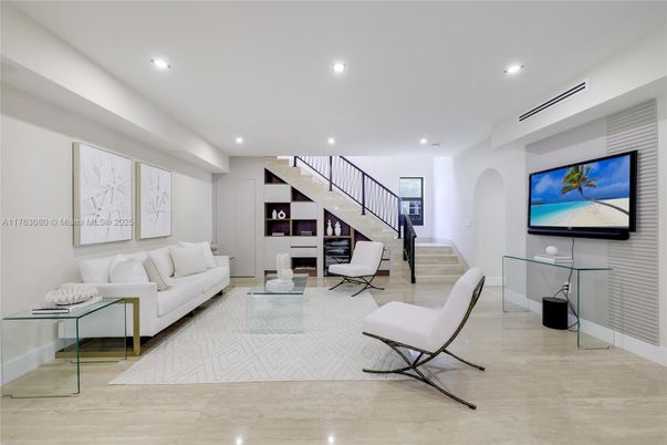 Interior, Living room, Recessed Lighting
