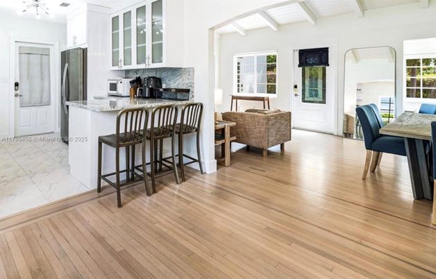 Interior, Kitchen, Marble, Wood Texture Flooring