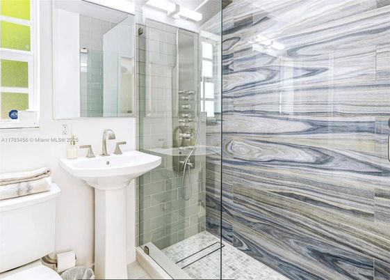 Bathroom, Glass Shower, Interior