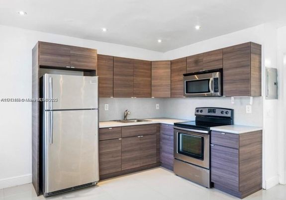 Interior, Kitchen, Recessed Lighting, Stainless Steel Appliances